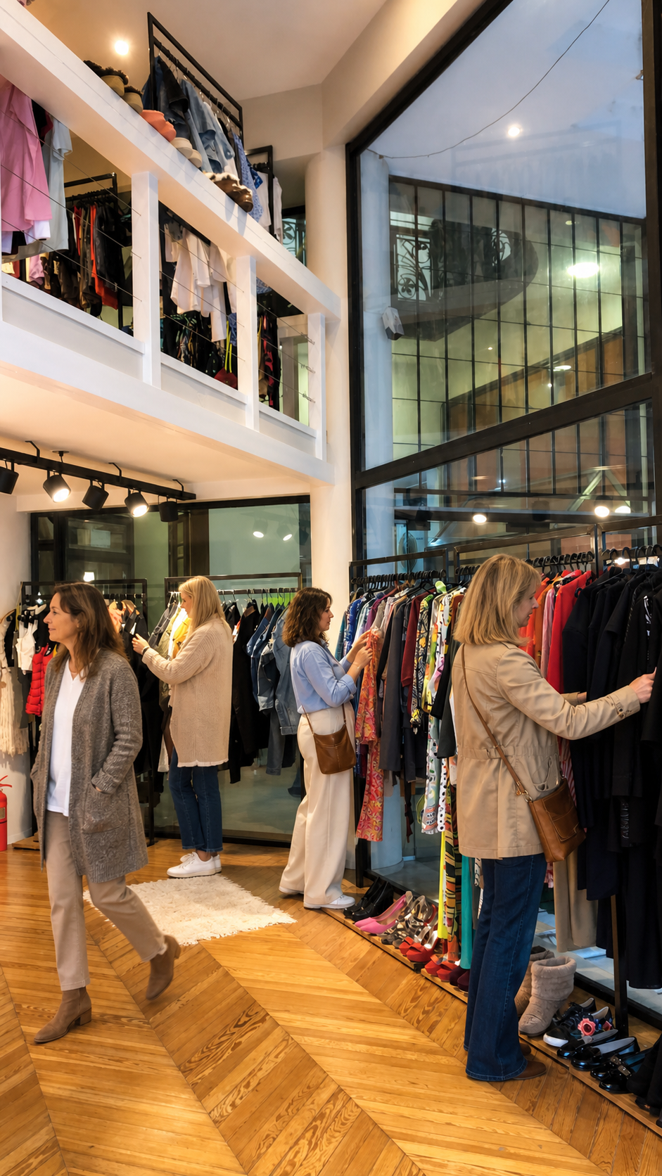 Clientas comprando en Me Querés Moda